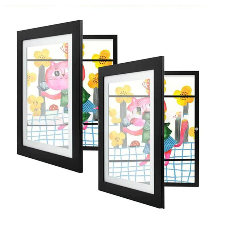 Children Art Frames Magnetic Front Open Changeable Kids Frametory for Photo Drawing Paintings Pictures Display