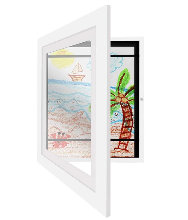 Children Art Frames Magnetic Front Open Changeable Kids Frametory for Photo Drawing Paintings Pictures Display