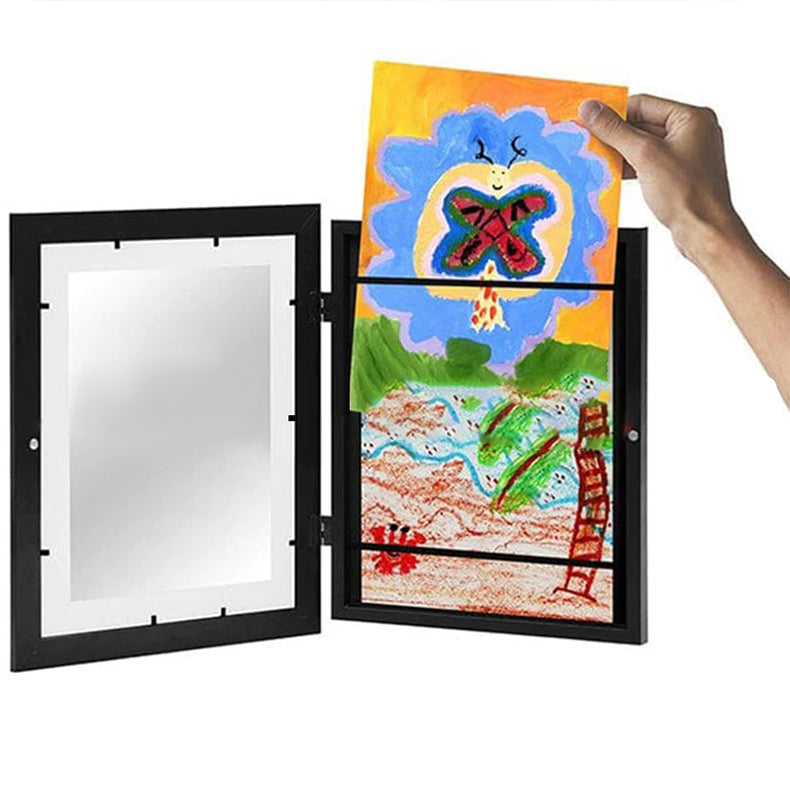 Children Art Frames Magnetic Front Open Changeable Kids Frametory for Photo Drawing Paintings Pictures Display